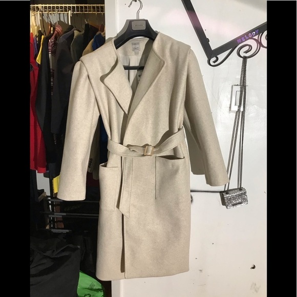 Jeanne Ma x I.N.C. Long Belted Mobama Coat - Picture 8 of 17